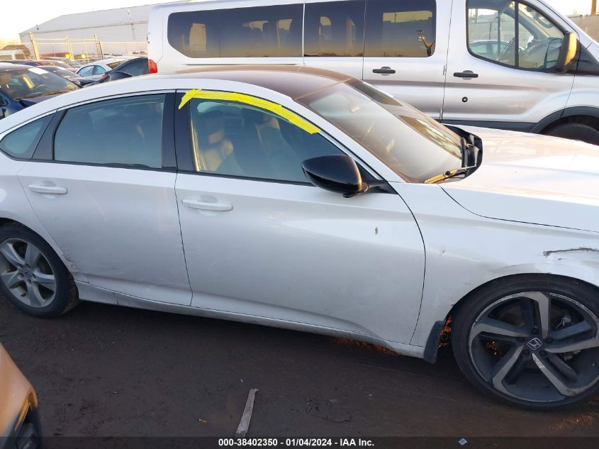 2022 HONDA ACCORD SPORT - 1HGCV1F37NA008136