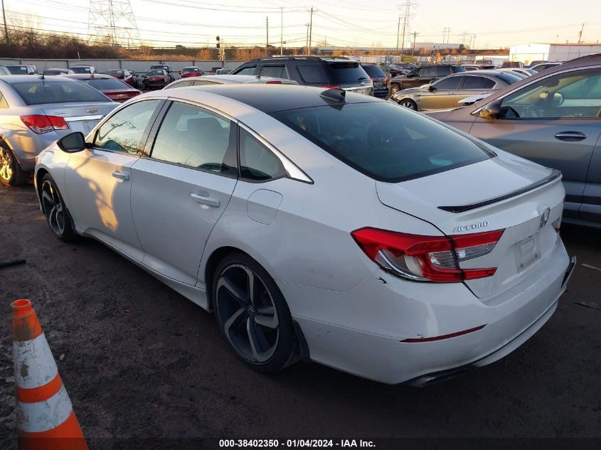 2022 HONDA ACCORD SPORT - 1HGCV1F37NA008136
