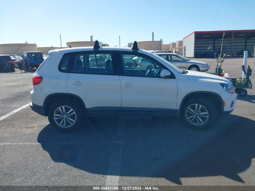 2013 VOLKSWAGEN TIGUAN S - WVGAV3AX1DW620339