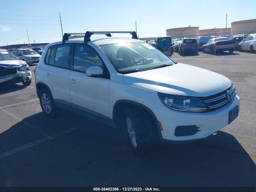 2013 VOLKSWAGEN TIGUAN S - WVGAV3AX1DW620339