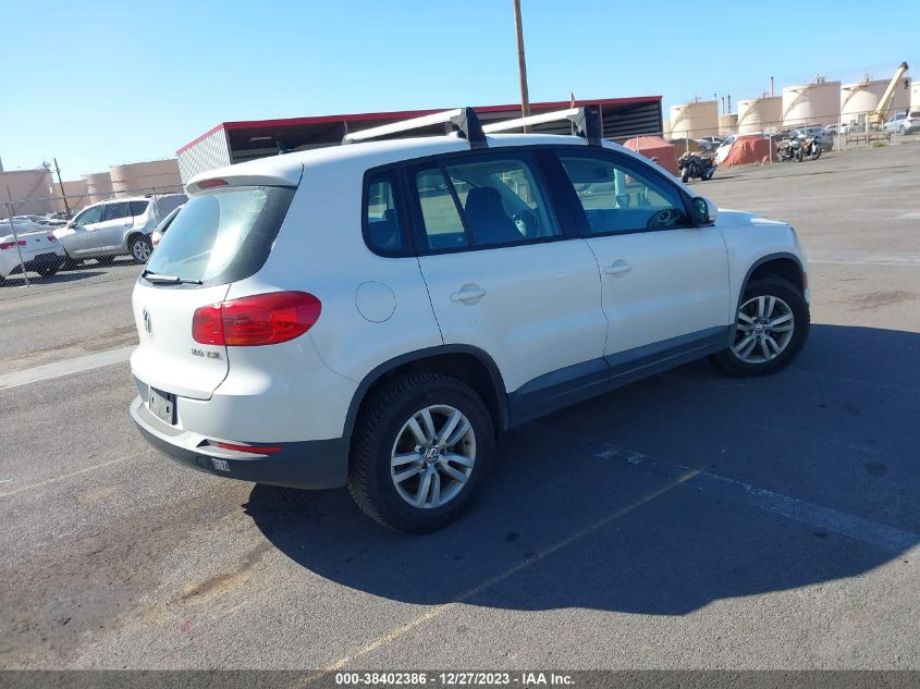 2013 VOLKSWAGEN TIGUAN S - WVGAV3AX1DW620339