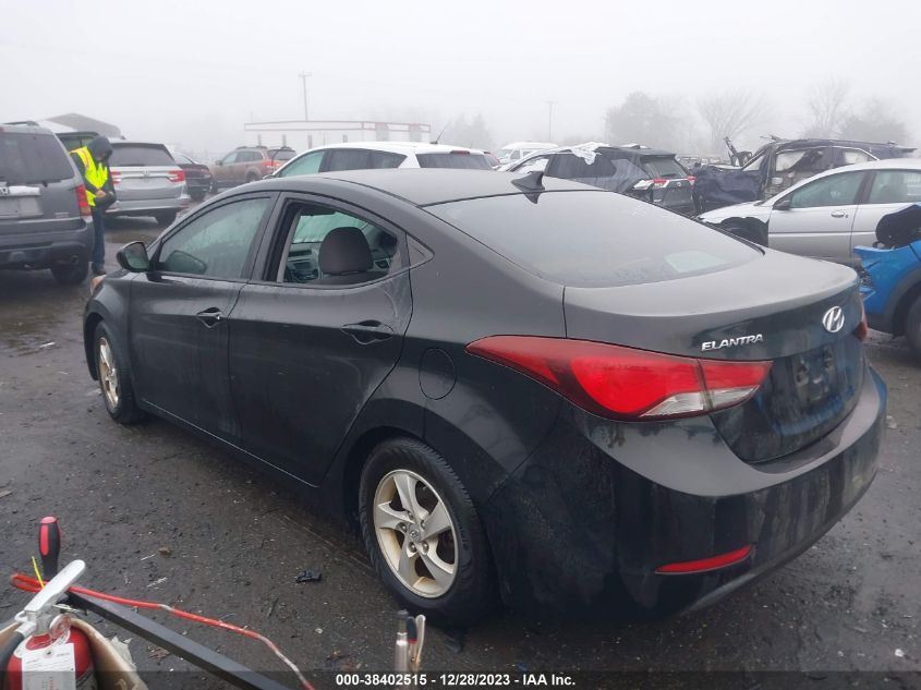 2014 HYUNDAI ELANTRA SE/SPORT/LIMITED - KMHDH4AE2EU217007
