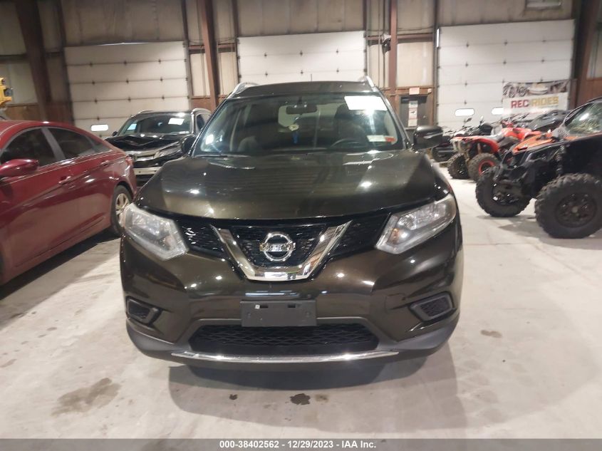 2015 NISSAN ROGUE SV - KNMAT2MV9FP541027
