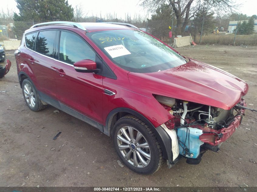 2017 FORD ESCAPE TITANIUM - 1FMCU9J96HUE87501