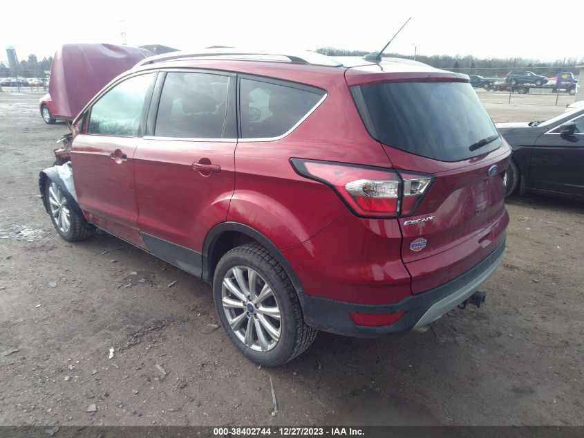 2017 FORD ESCAPE TITANIUM - 1FMCU9J96HUE87501