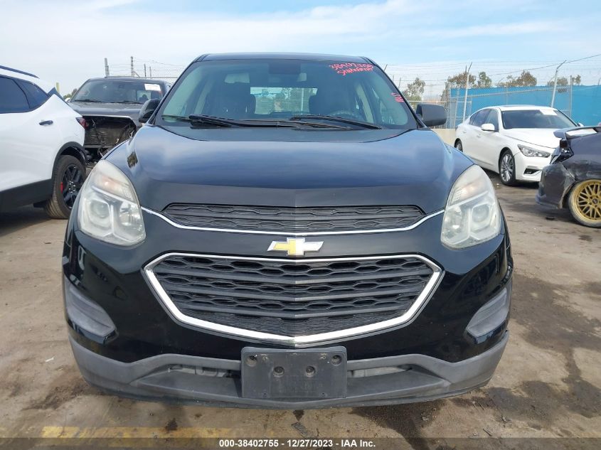 2016 CHEVROLET EQUINOX LS - 2GNALBEK1G6119587