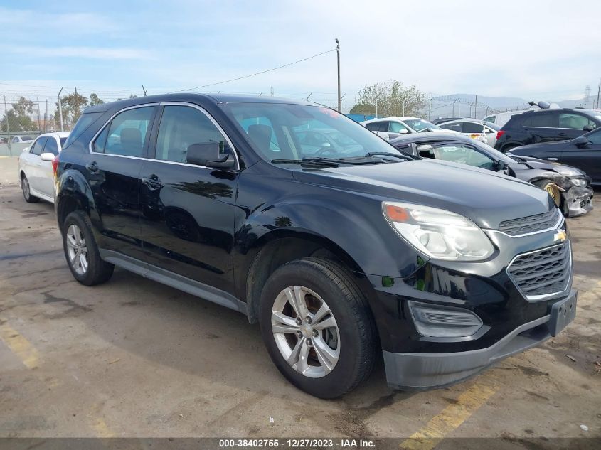 2016 CHEVROLET EQUINOX LS - 2GNALBEK1G6119587