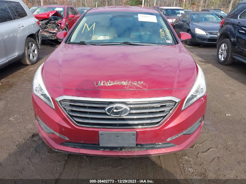 2015 HYUNDAI SONATA SE - 5NPE24AF5FH119412