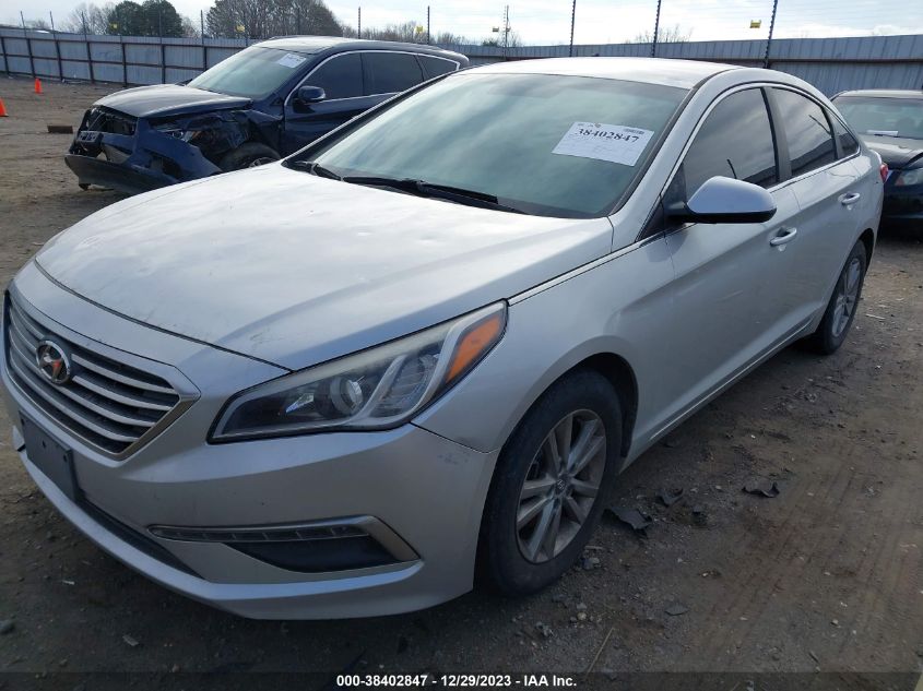 2015 HYUNDAI SONATA SE - 5NPE24AF3FH149055