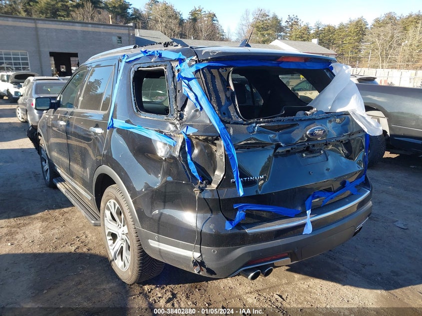 VIN 1FM5K8HT9JGA74793 2018 FORD EXPLORER PLATINUM