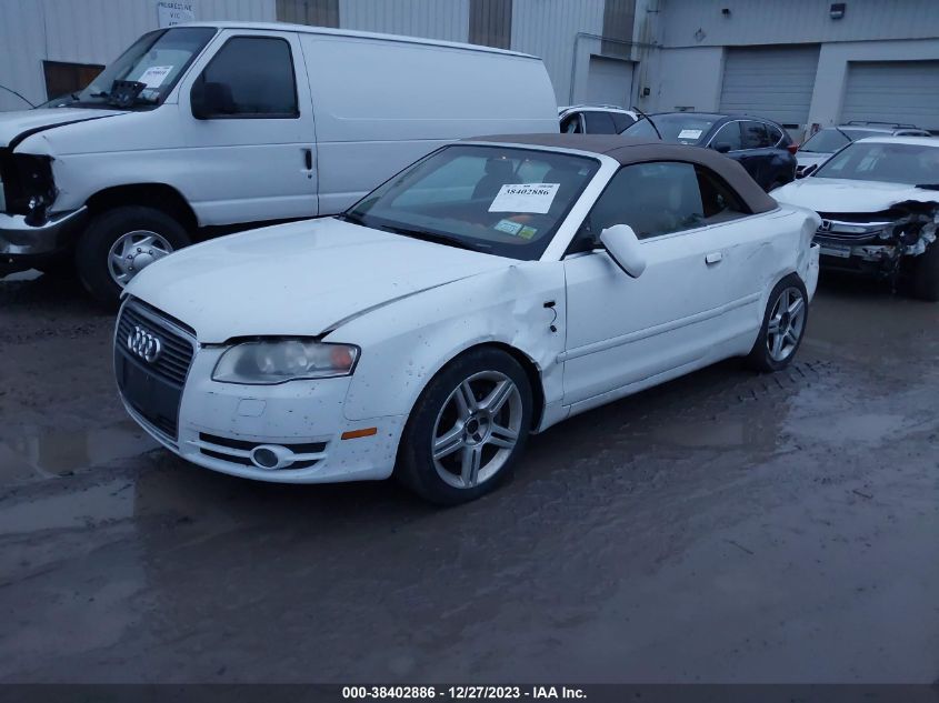 WAUAF48H57K025444 | 2007 AUDI A4