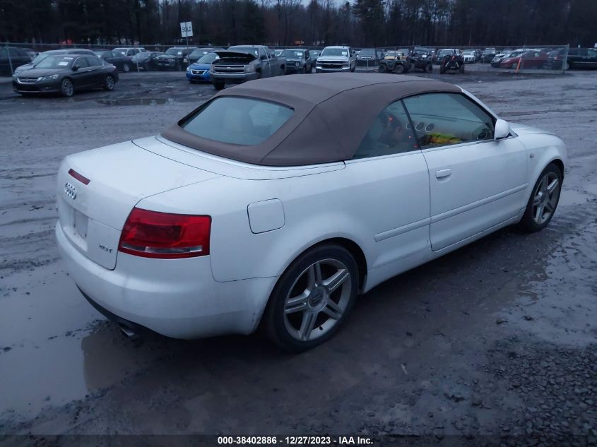 WAUAF48H57K025444 | 2007 AUDI A4