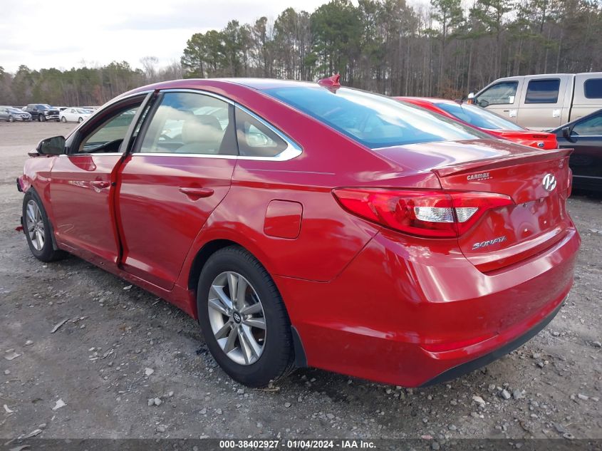 2017 HYUNDAI SONATA SE - 5NPE24AF8HH460807