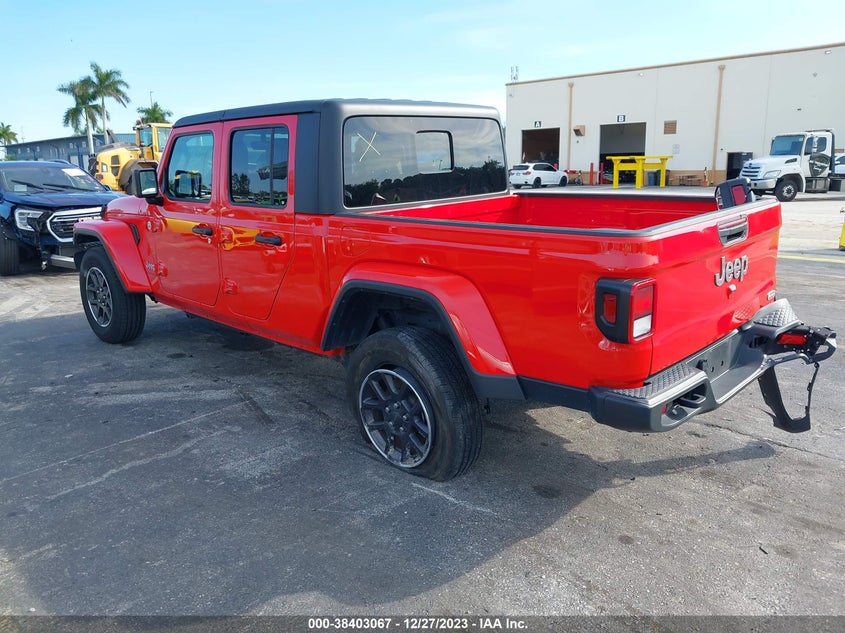 VIN 1C6HJTFG7PL514210 2023 JEEP GLADIATOR OVERLAND 4X4
