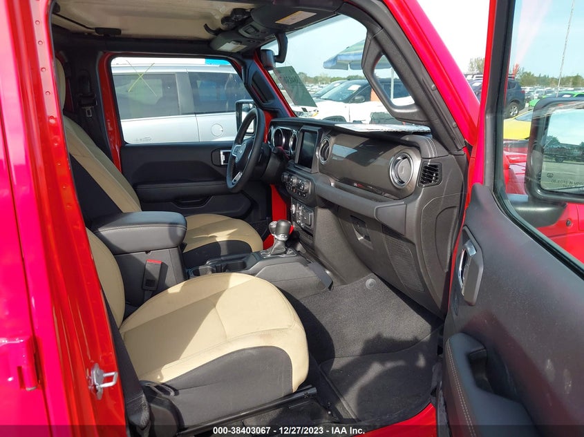 VIN 1C6HJTFG7PL514210 2023 JEEP GLADIATOR OVERLAND 4X4