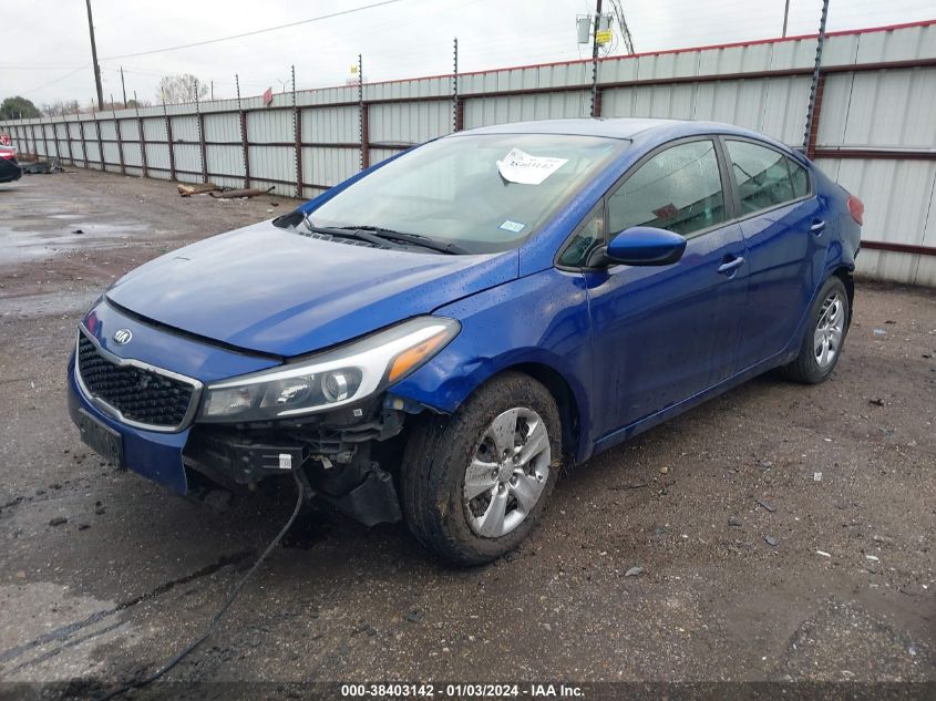 2017 KIA FORTE LX - 3KPFK4A74HE053228