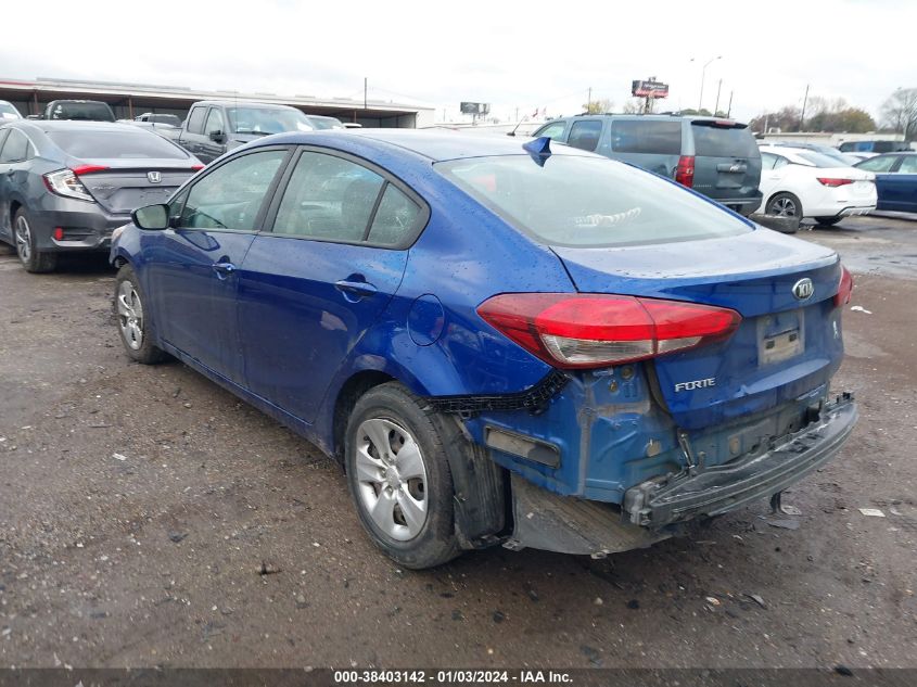2017 KIA FORTE LX - 3KPFK4A74HE053228