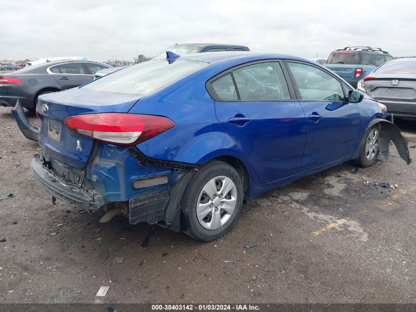 2017 KIA FORTE LX - 3KPFK4A74HE053228