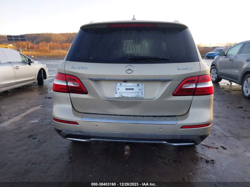 2013 MERCEDES-BENZ ML 350 4MATIC 4JGDA5HB0DA209994