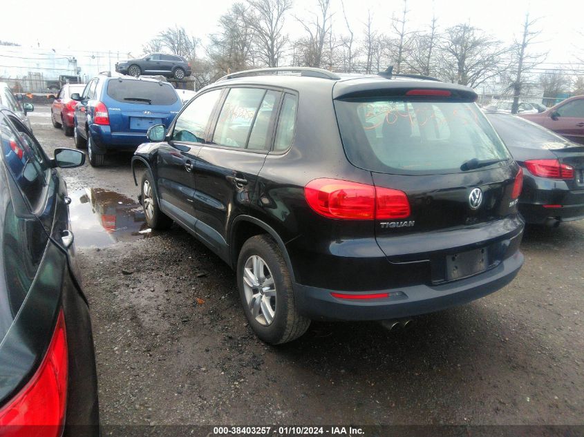 2015 VOLKSWAGEN TIGUAN S/SE/SEL/R-LINE - WVGAV7AX1FW586140