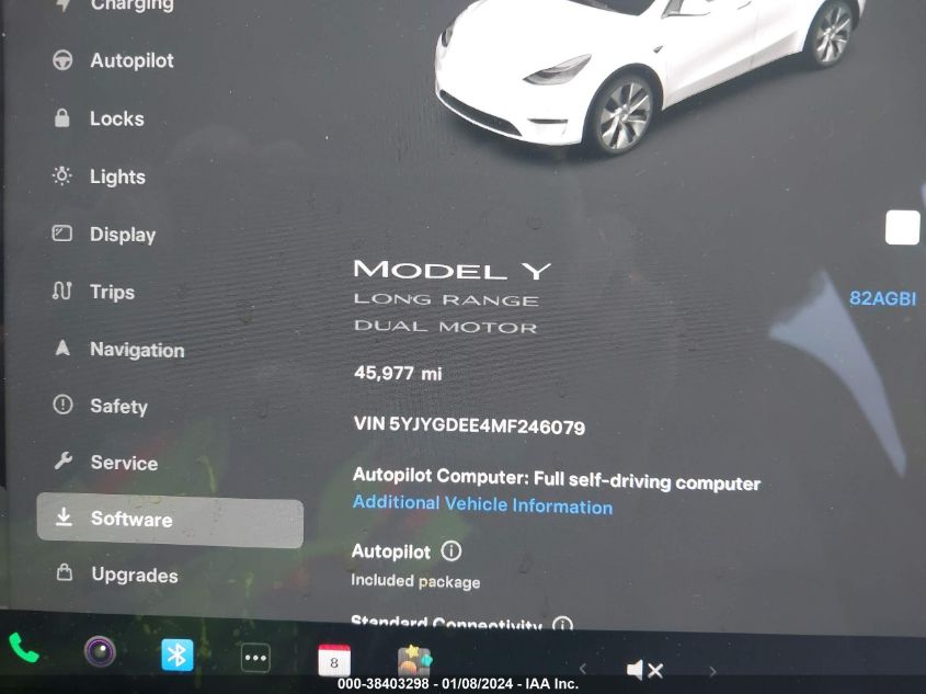 2021 TESLA MODEL Y - 5YJYGDEE4MF246079