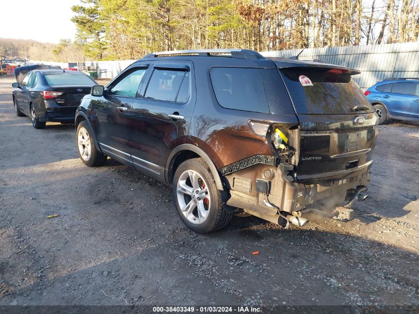 2013 FORD EXPLORER LIMITED - 1FM5K8F89DGB04331