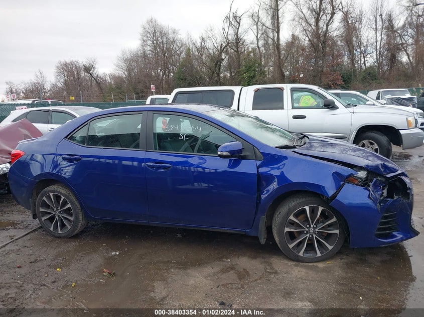 VIN 2T1BURHE2JC049158 2018 TOYOTA COROLLA SE