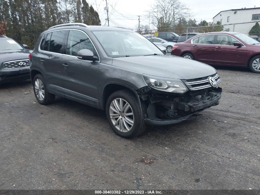 2016 VOLKSWAGEN TIGUAN SE - WVGBV7AX3GW536619