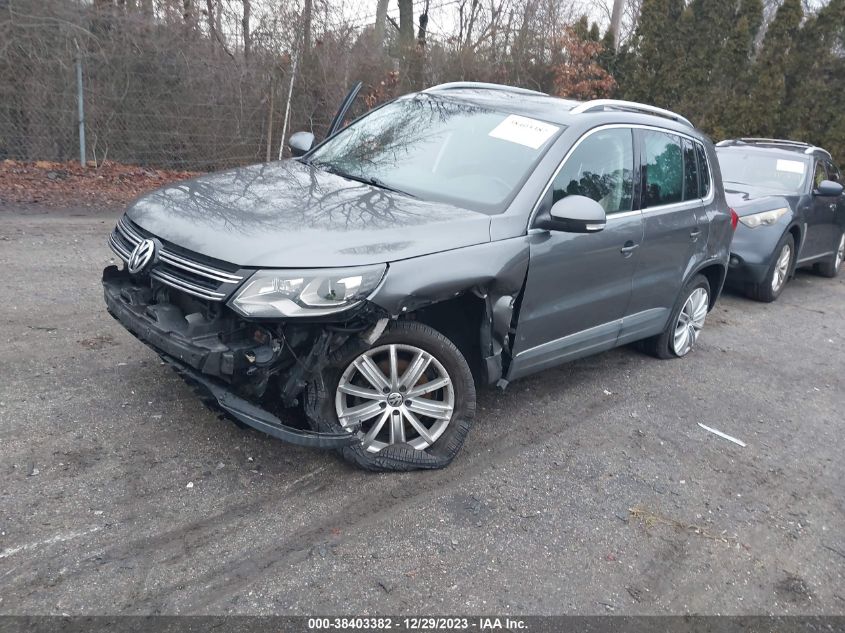 2016 VOLKSWAGEN TIGUAN SE - WVGBV7AX3GW536619