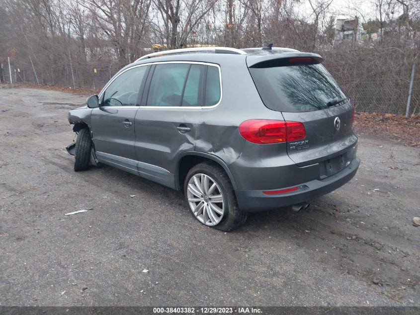 2016 VOLKSWAGEN TIGUAN SE - WVGBV7AX3GW536619