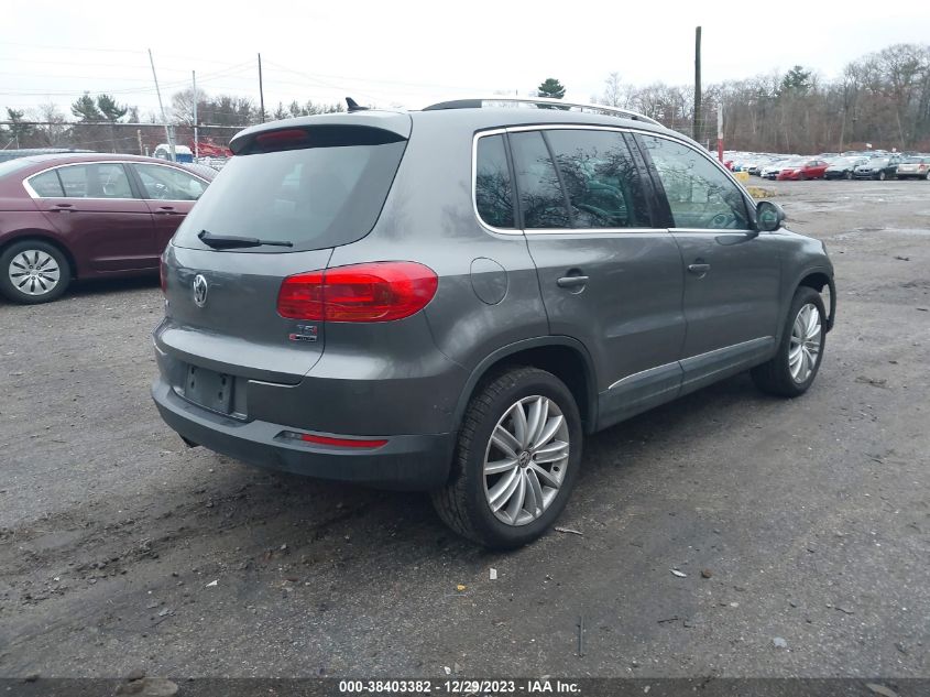 2016 VOLKSWAGEN TIGUAN SE - WVGBV7AX3GW536619