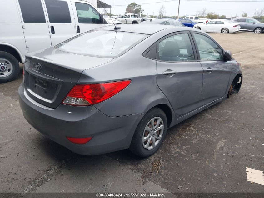2014 HYUNDAI ACCENT GLS - KMHCT4AE9EU689568