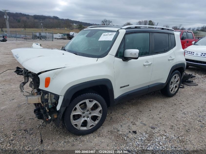 2016 JEEP RENEGADE LIMITED - ZACCJADT4GPC51953