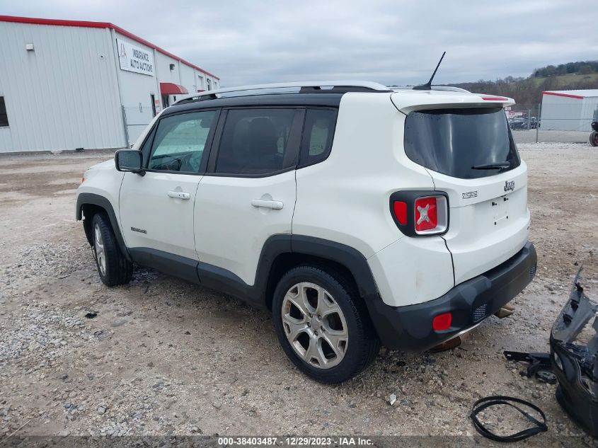 2016 JEEP RENEGADE LIMITED - ZACCJADT4GPC51953