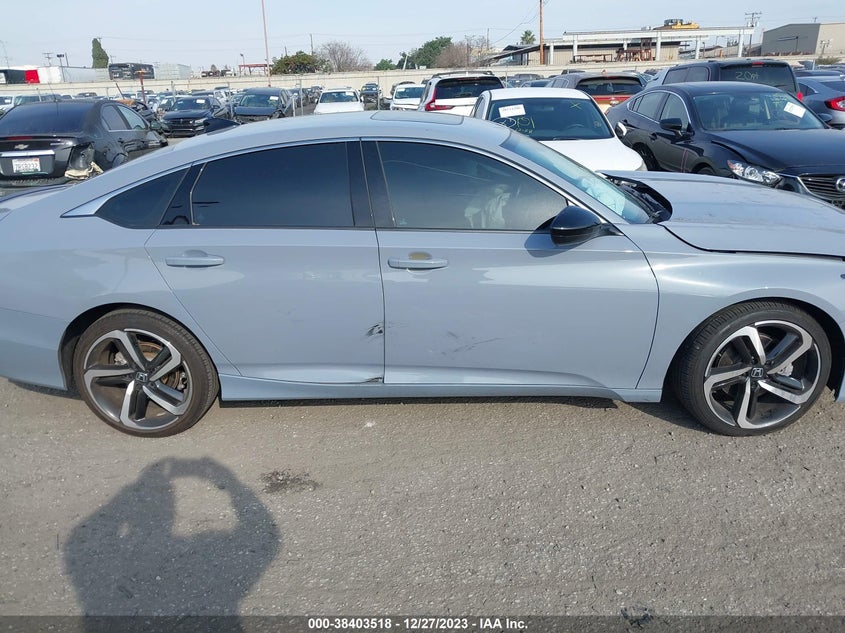 VIN 1HGCV2F38NA003551 2022 HONDA ACCORD SPORT 2.0T