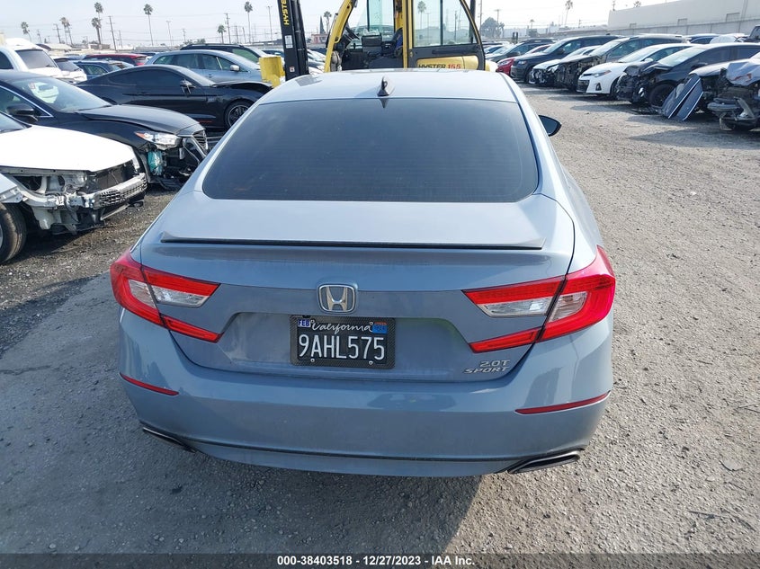 VIN 1HGCV2F38NA003551 2022 HONDA ACCORD SPORT 2.0T