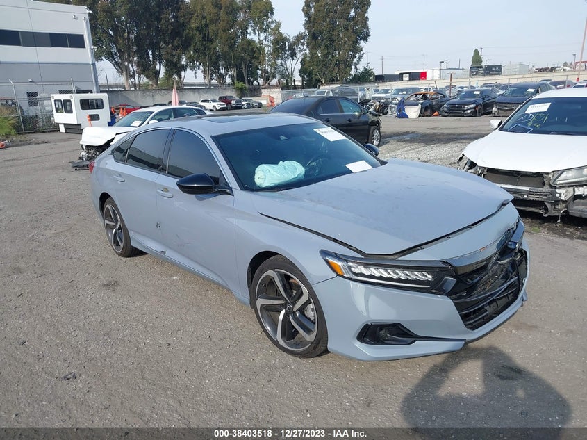 VIN 1HGCV2F38NA003551 2022 HONDA ACCORD SPORT 2.0T