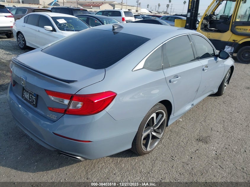 VIN 1HGCV2F38NA003551 2022 HONDA ACCORD SPORT 2.0T