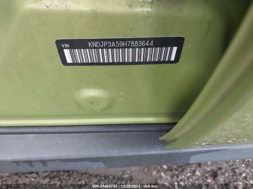 2017 KIA SOUL - KNDJP3A59H7883644