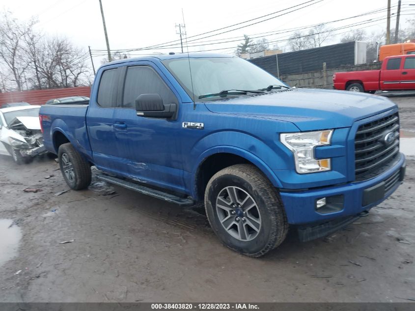 2017 FORD F-150 SUPER CAB - 1FTFX1EF2HFB40486