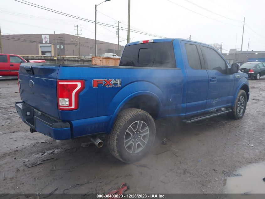 2017 FORD F-150 SUPER CAB - 1FTFX1EF2HFB40486