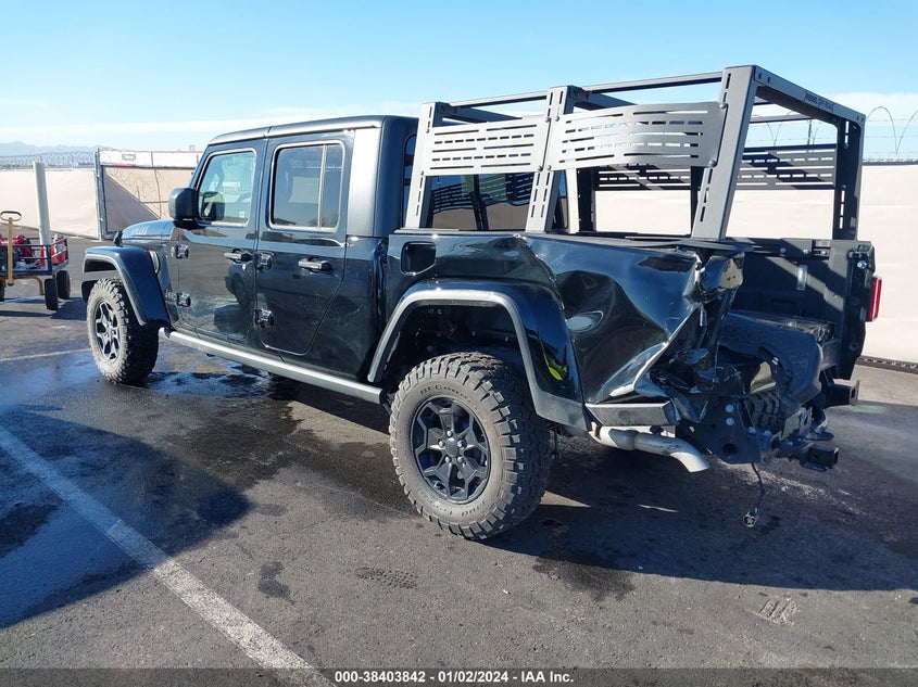 VIN 1C6HJTAG4PL508002 2023 JEEP GLADIATOR WILLYS 4X4