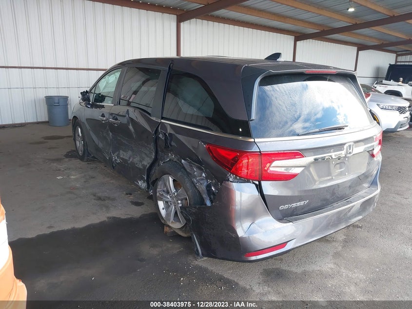 VIN 5FNRL6H78KB025672 2019 HONDA ODYSSEY EXL