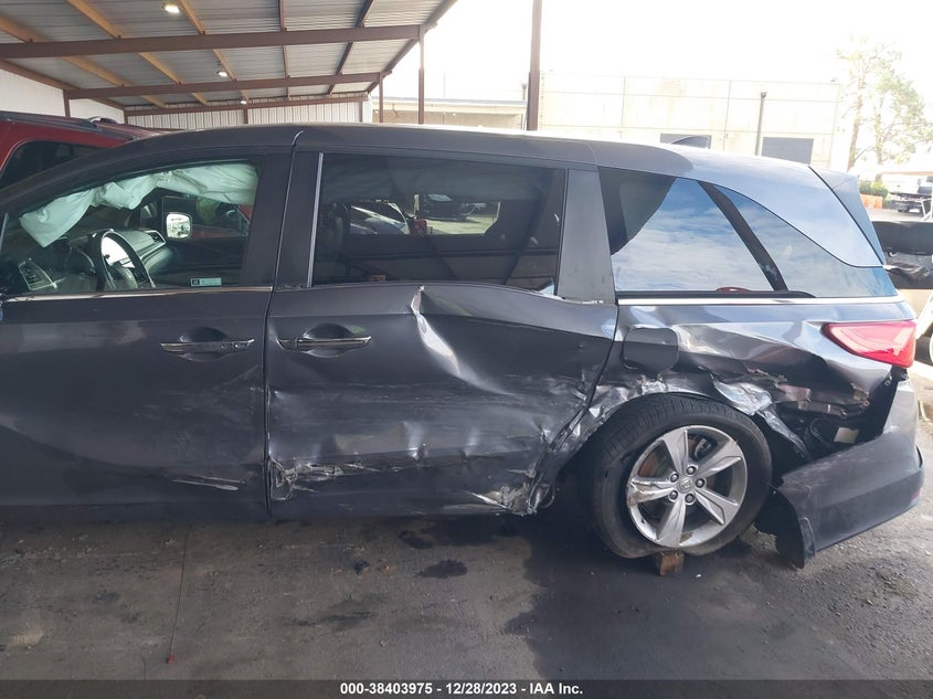 VIN 5FNRL6H78KB025672 2019 HONDA ODYSSEY EXL