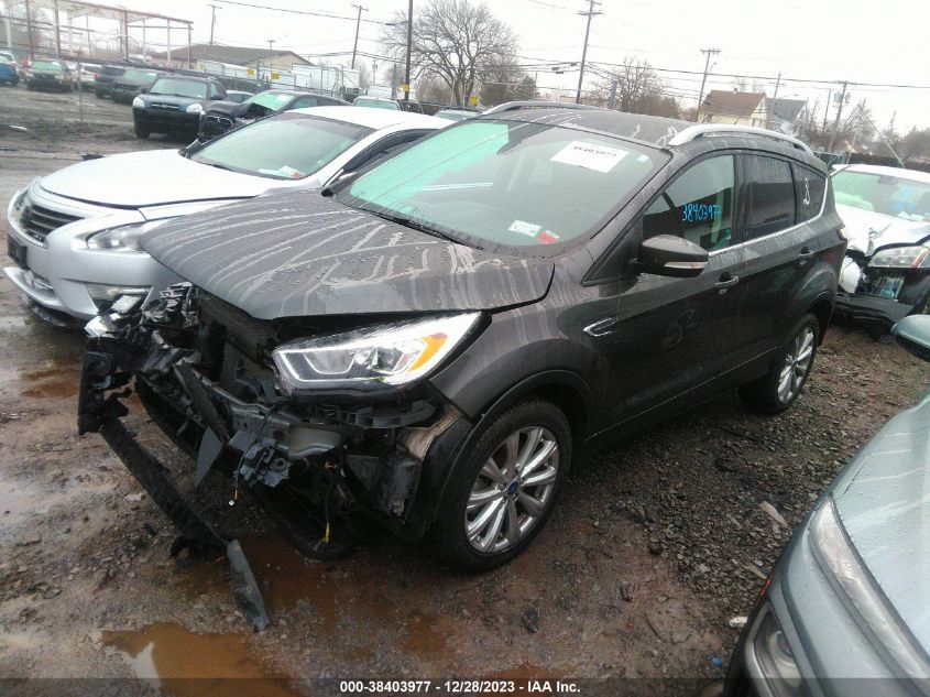 2017 FORD ESCAPE TITANIUM - 1FMCU9J94HUD86599