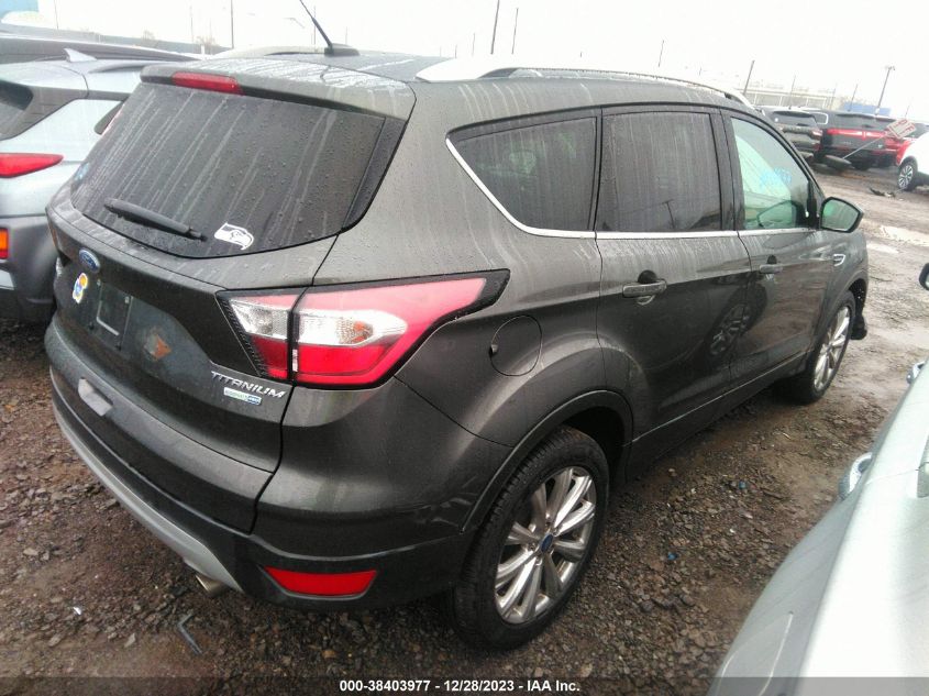 2017 FORD ESCAPE TITANIUM - 1FMCU9J94HUD86599