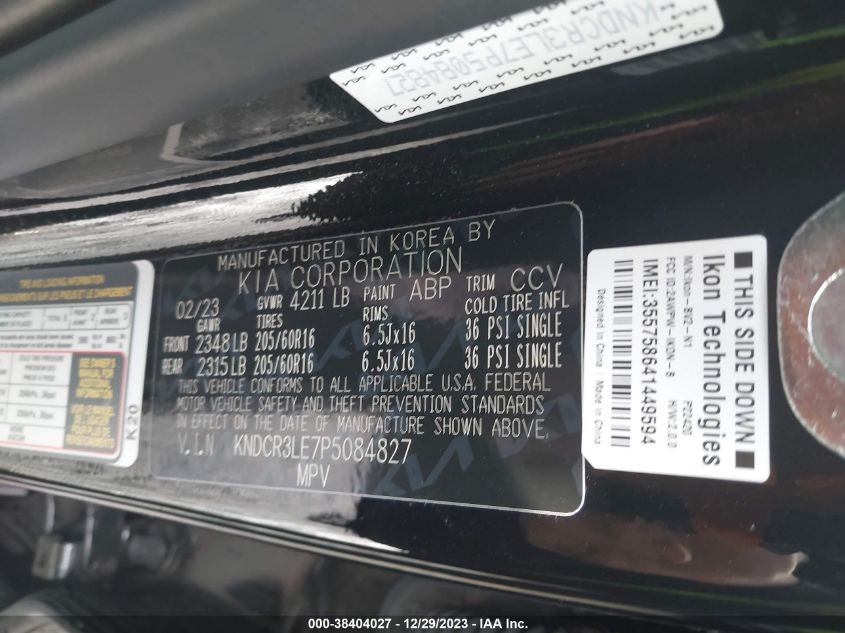 2023 KIA NIRO EX - KNDCR3LE7P5084827