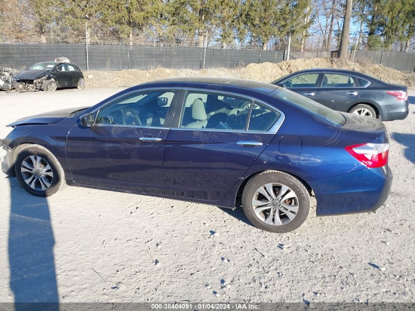 2013 HONDA ACCORD LX - 1HGCR2F35DA144337
