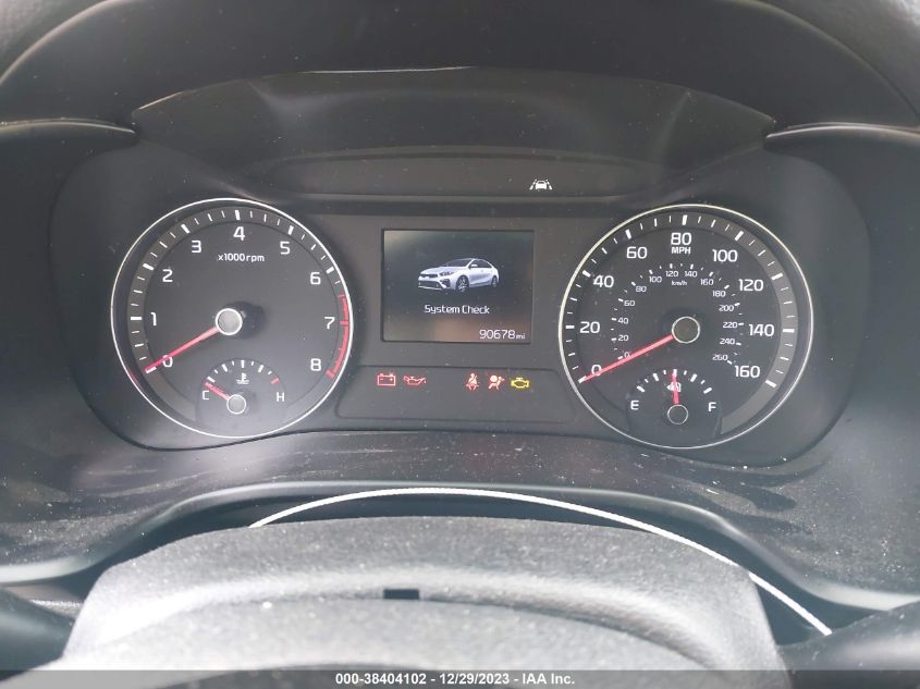 2019 KIA FORTE FE/LX/LXS - 3KPF24AD9KE052993
