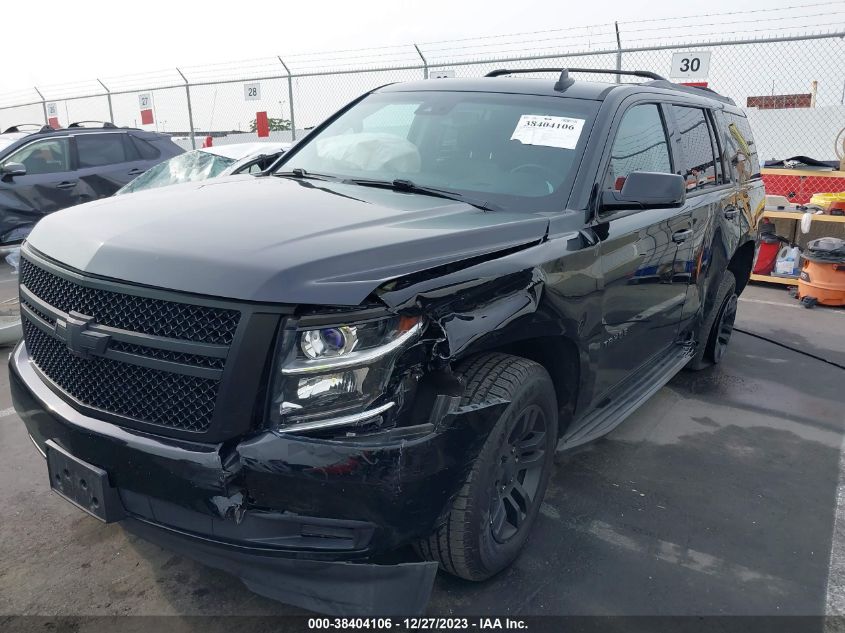 2017 CHEVROLET TAHOE C1500 LT - 1GNSCBKC8HR265735